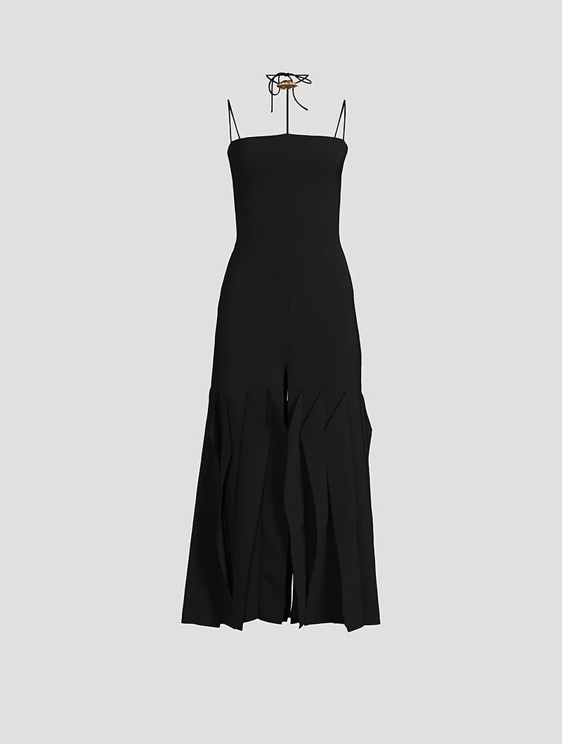 Lip Choker Midi Dress