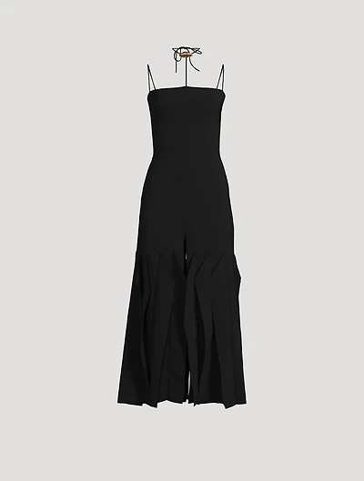 Lip Choker Midi Dress