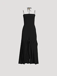 Lip Choker Midi Dress