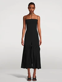 Lip Choker Midi Dress