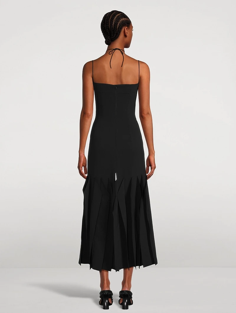 Lip Choker Midi Dress