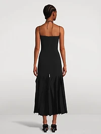 Lip Choker Midi Dress