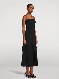 Lip Choker Midi Dress