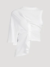Knotted Asymmetric T-Shirt