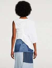 Knotted Asymmetric T-Shirt