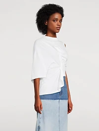 Knotted Asymmetric T-Shirt