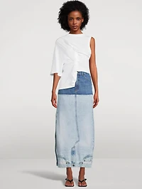 Knotted Asymmetric T-Shirt