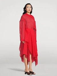 Organza Shirt Dress
