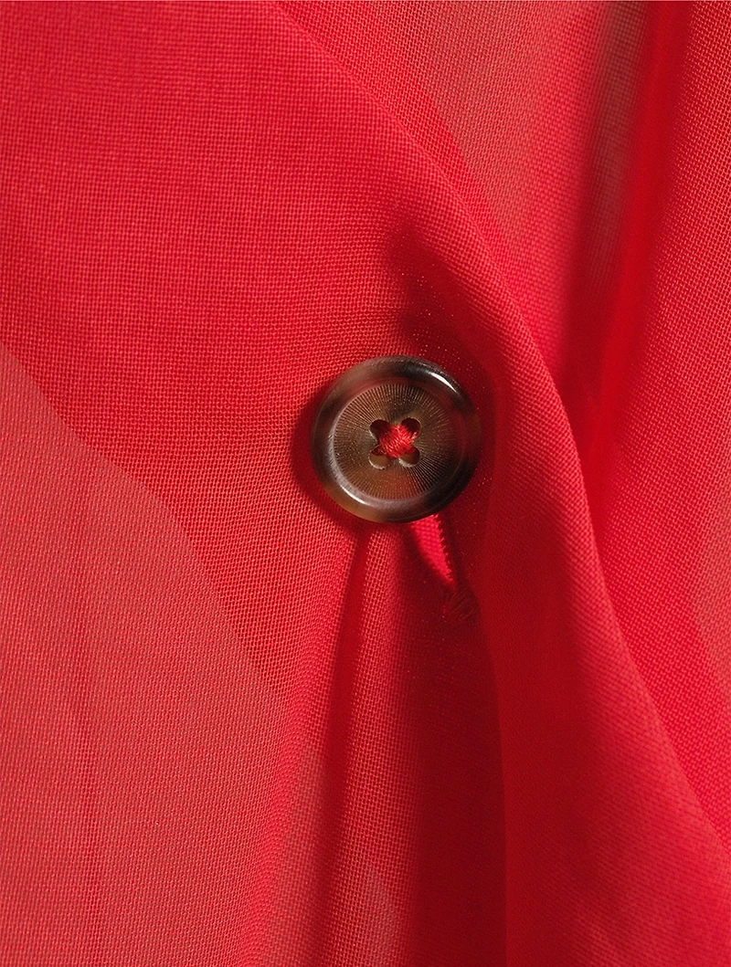 Organza Shirt Dress