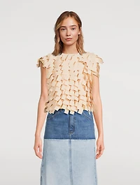 Multi Rectangle Crop Top
