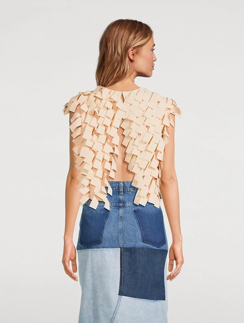 Multi Rectangle Crop Top