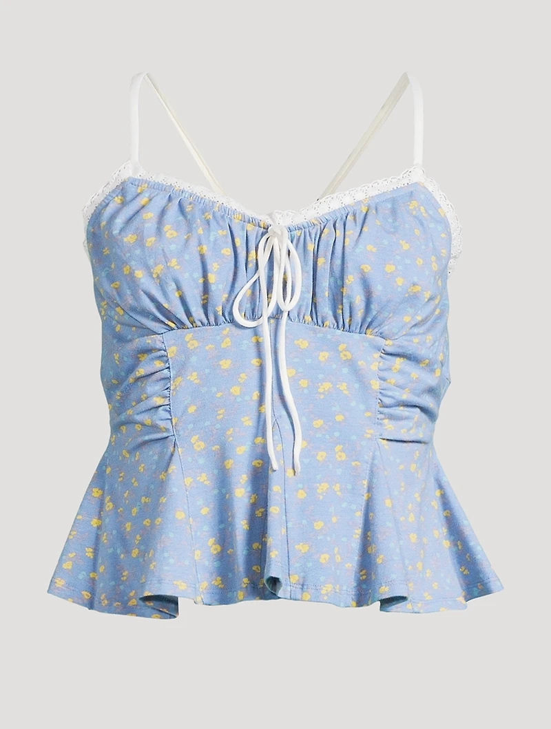 Sammi Ruched Cami Floral Print