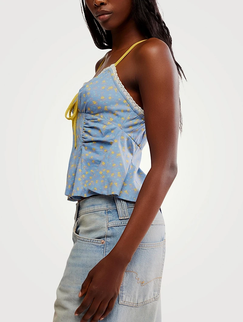 Sammi Ruched Cami Floral Print