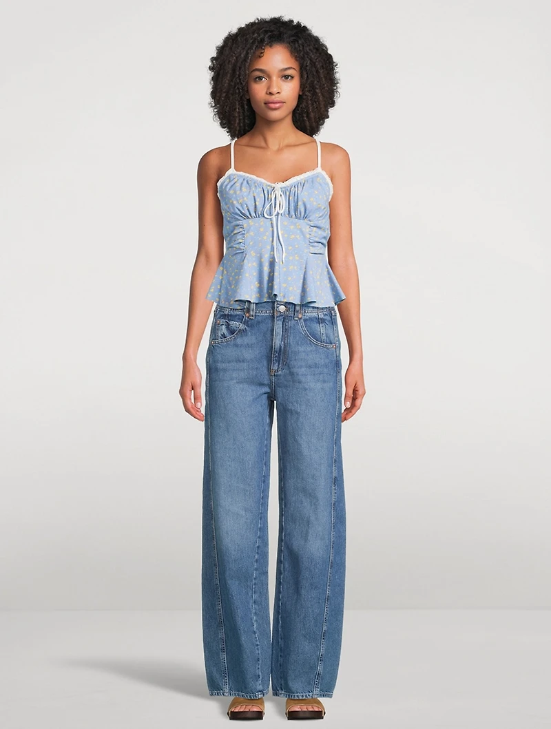 Sammi Ruched Cami Floral Print