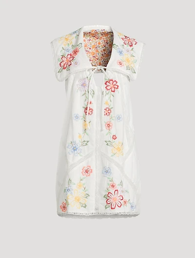 Willow Embroidered Mini Dress