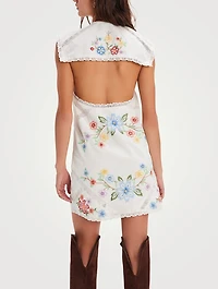 Willow Embroidered Mini Dress