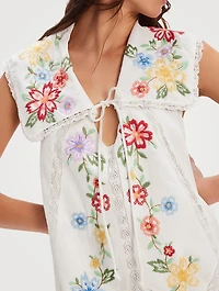 Willow Embroidered Mini Dress