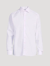 Slim-Fit Twill Long-Sleeve Shirt