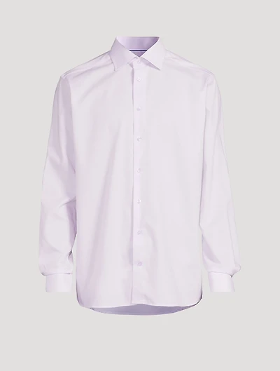 Contemporary-Fit Twill Long-Sleeve Shirt