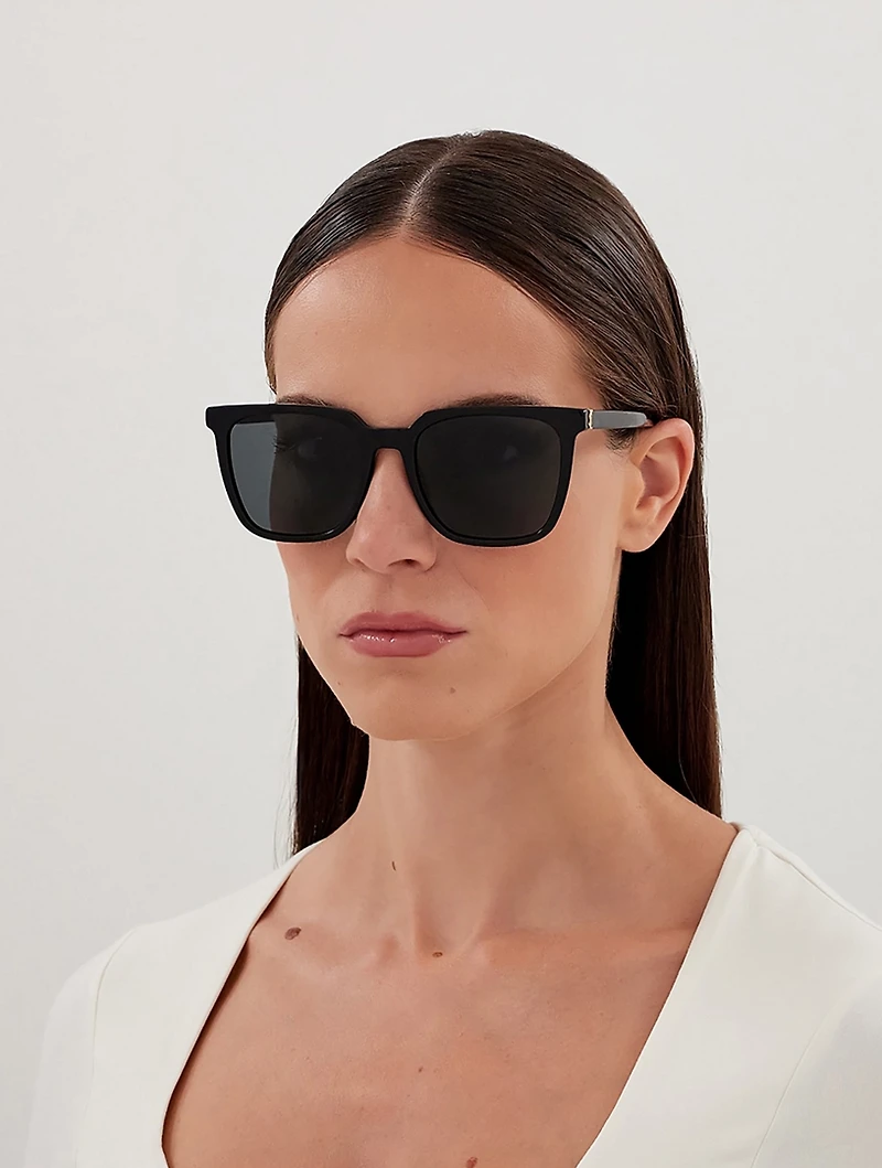 SL M146 Square YSL Monogram Sunglasses