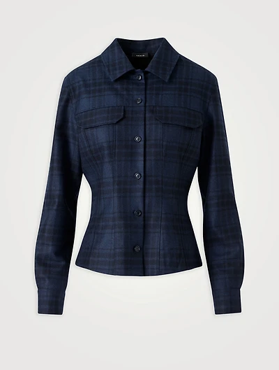 Plaid Wool Shirt