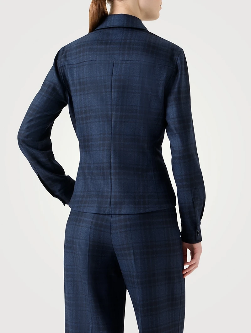 Plaid Wool Shirt