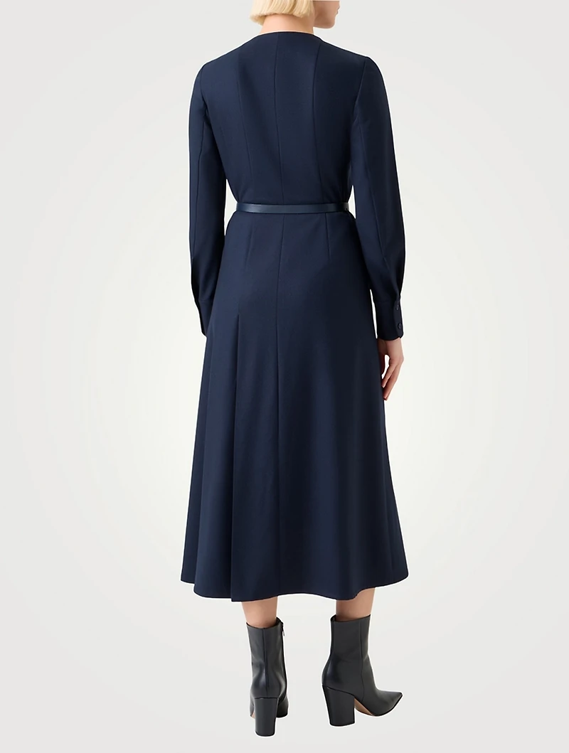 Belted Midi Dress