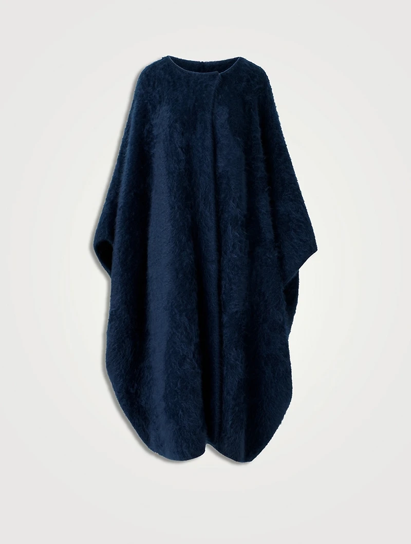 Brushed Cashmere Coat