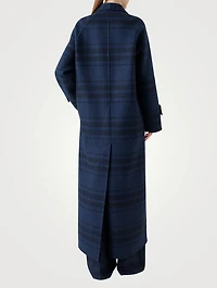 Estelle Plaid Wool Coat