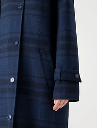 Estelle Plaid Wool Coat