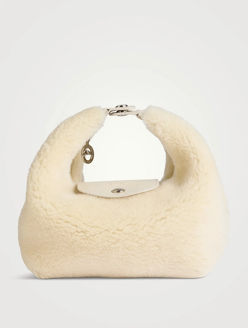 Le Pliage Xtra Shearling Clutch