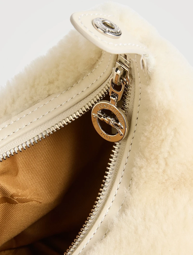Le Pliage Xtra Shearling Clutch