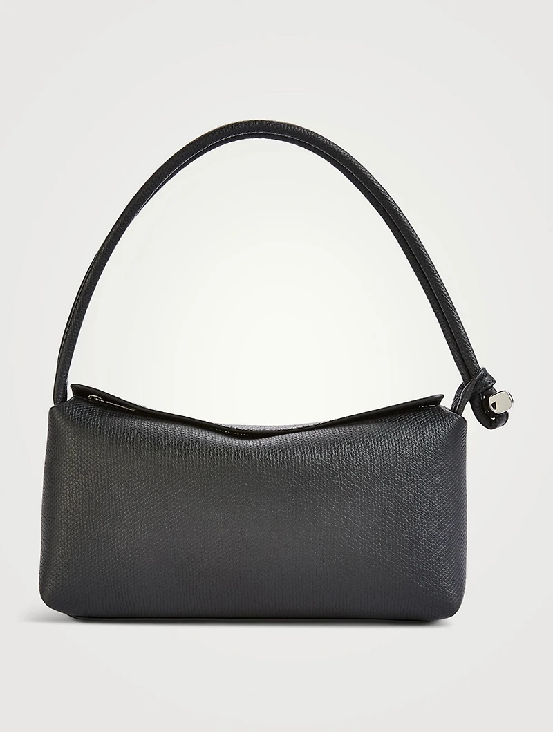 Medium Le Roseau Leather Shoulder Bag