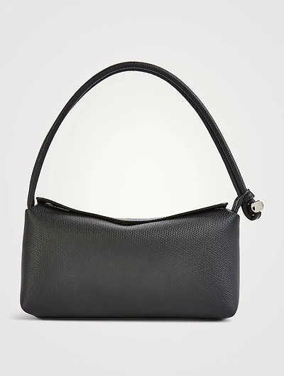 Medium Le Roseau Leather Shoulder Bag