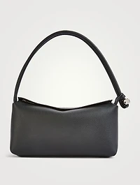 Medium Le Roseau Leather Shoulder Bag