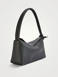 Medium Le Roseau Leather Shoulder Bag