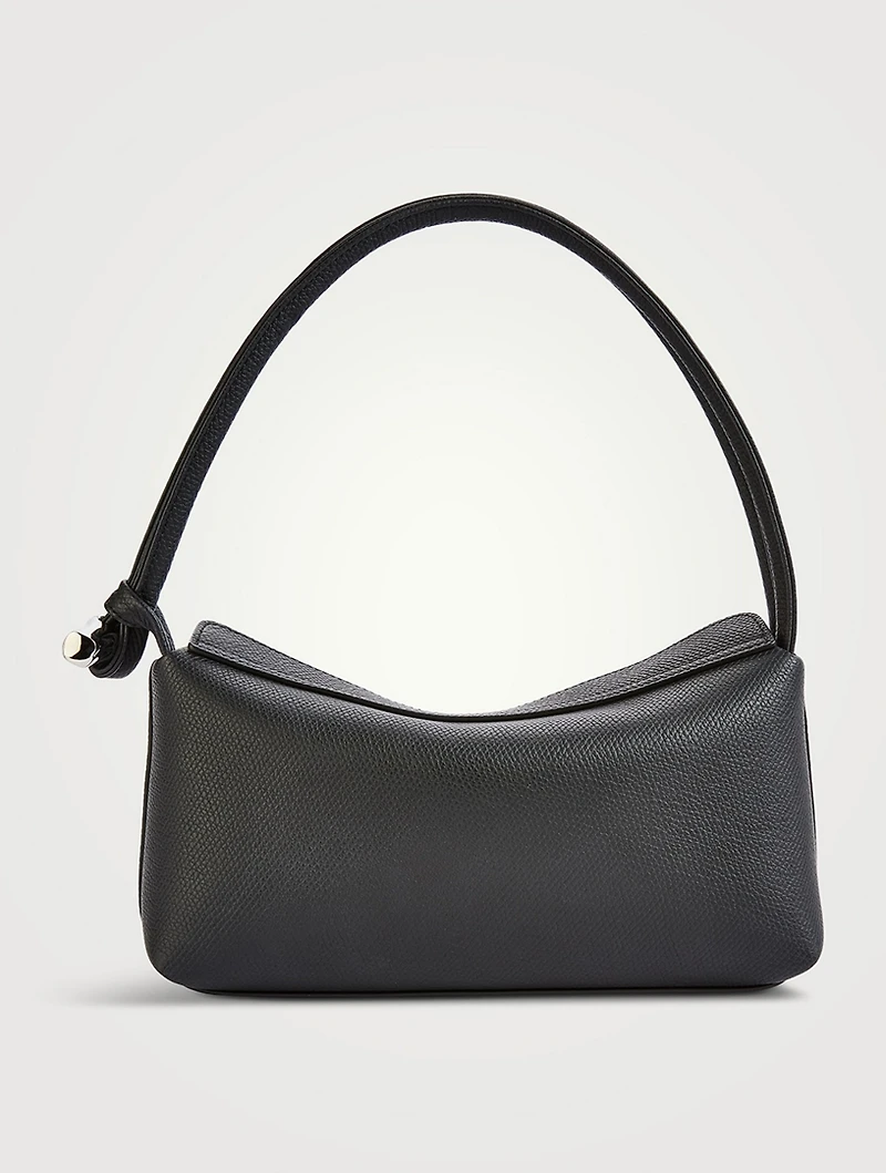 Medium Le Roseau Leather Shoulder Bag