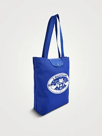 Longchamp x Constantin Riant Medium Le Pliage Collection Canvas Tote Bag
