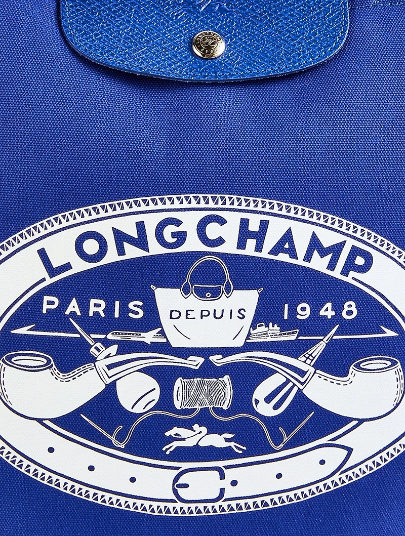 Longchamp x Constantin Riant Medium Le Pliage Collection Canvas Tote Bag