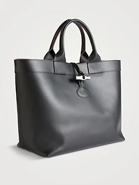 Large Le Roseau Leather Tote Bag