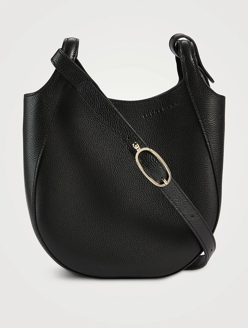 Small Le Foulonné Leather Crossbody Bag