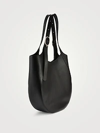 XL Le Foulonné Leather Tote Bag
