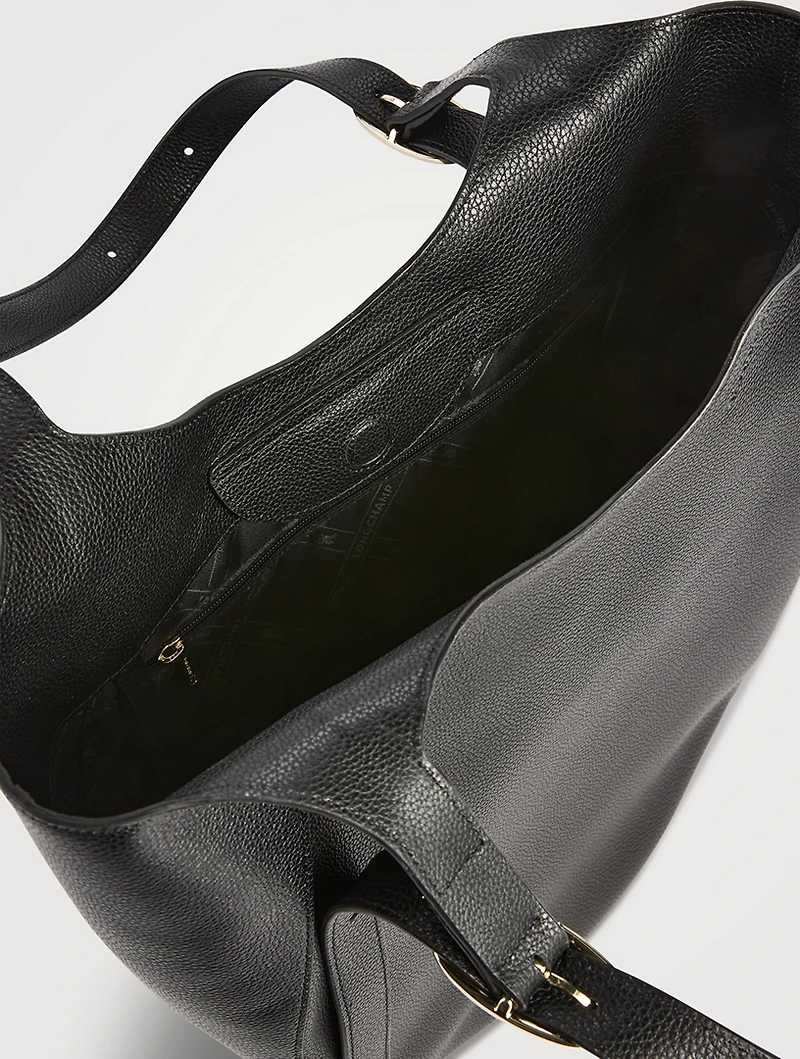 XL Le Foulonné Leather Tote Bag