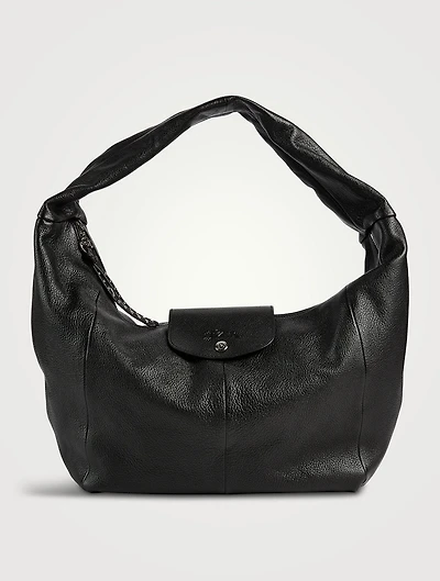 Large Le Pliage Xtra Leather Shoulder Bag