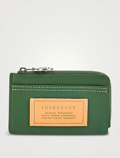 Le Pliage Xtra Leather Card Holder