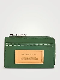 Le Pliage Xtra Leather Card Holder
