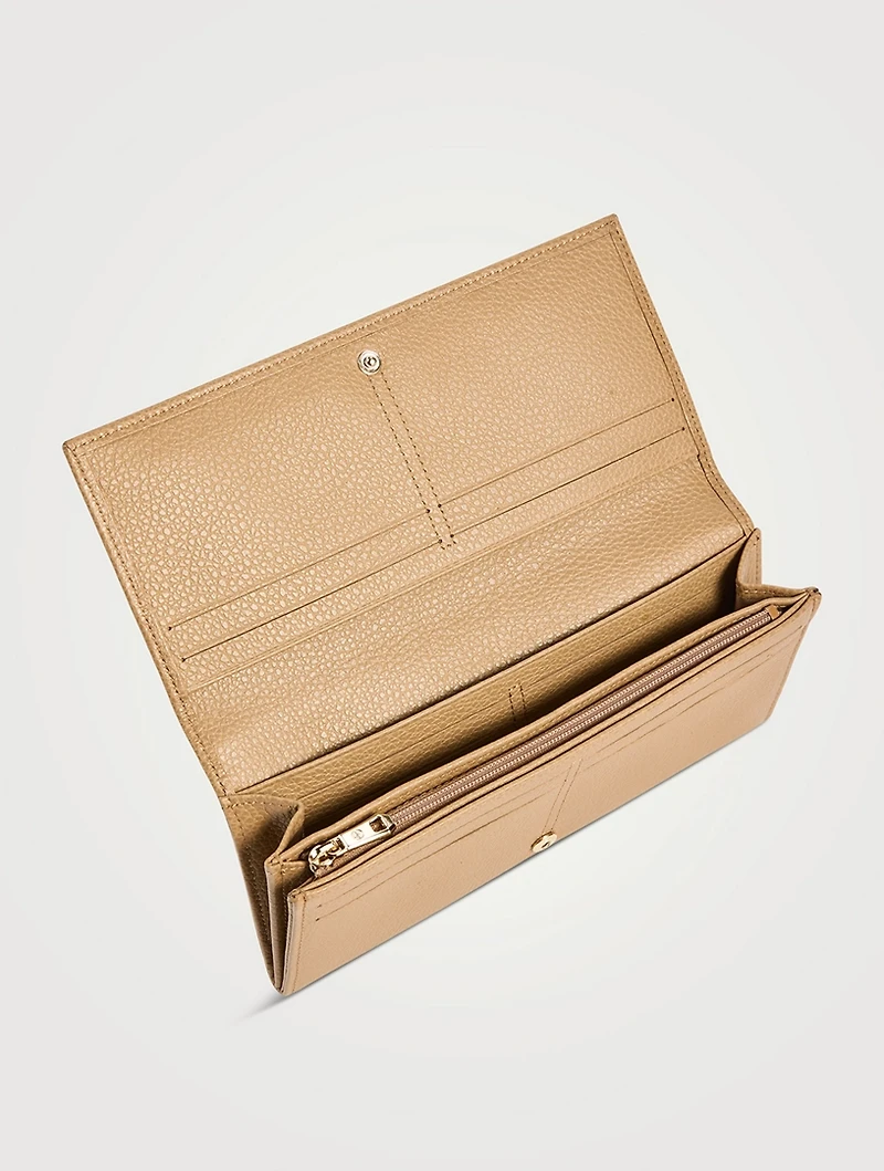 Le Foulonné Leather Continental Wallet
