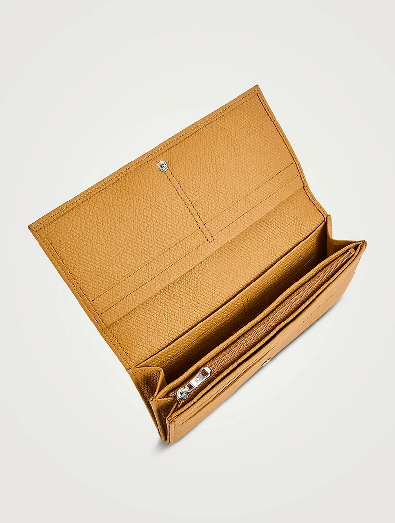 Le Roseau Leather Continental Wallet