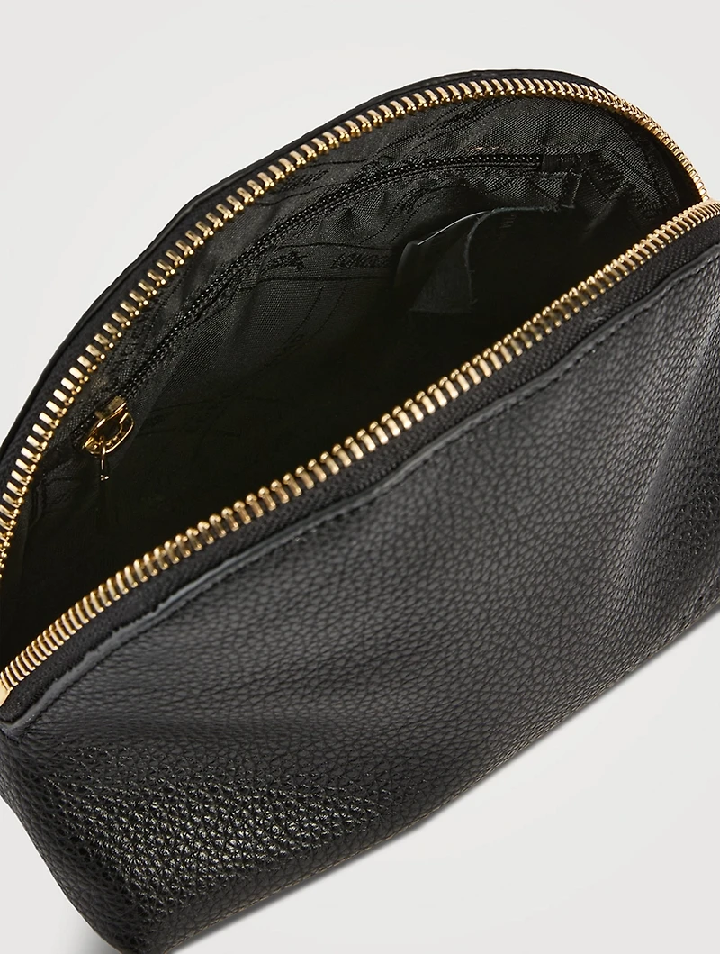 Small Le Foulonné Leather Pouch