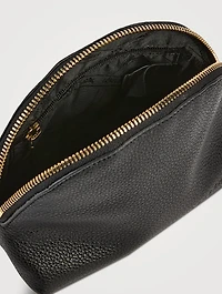 Small Le Foulonné Leather Pouch